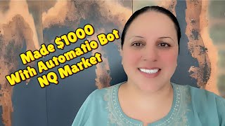 Made 1000 with automation botNQ market trading ninjatrading daytradingwithme learnmore [upl. by Modesta]