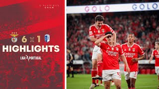 ResumoHighlights  SL Benfica 61 FC Vizela [upl. by Eelesor]