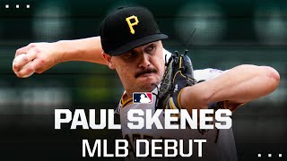 Paul Skenes MUSTSEE MLB debut had baseball fans EVERYWHERE BUZZING 🔥 [upl. by Stovall148]