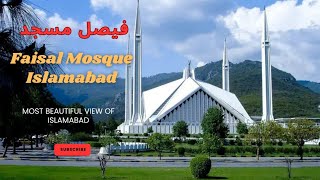 Faisal Mosque Islamabad  Beautiful Islamabad  Faisal Masjid  Tourist attraction  faisalmasjid [upl. by Esertal]