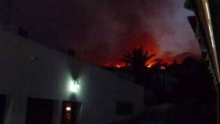 Mojacar Fire Almeria Spain [upl. by Ativak]