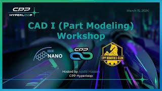 3152024 6x05 CAD I Part Modeling Workshop [upl. by Inobe]