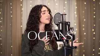 Oceans  Hillsong United cover by Genavieve Linkowski  Collab w Anthem Worship  MassAnthem [upl. by Lertsek]