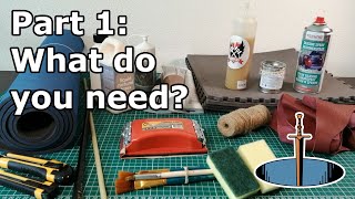 Making Cheap LARP Weapons PART 1 What do you need [upl. by Aianat274]