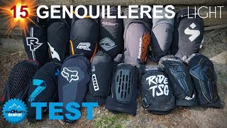 Quelles sont les Meilleures Genouillères Light Comparatif 15 Genouillères VTT enduro Light [upl. by Netsirhc]