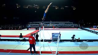 SKREGELID Martine NOR  2017 Artistic Worlds Montréal CAN  Qualifications Uneven Bars [upl. by Idzik]