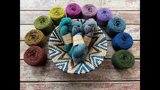 Four Corners Yarns High Desert Heathered Yarn Review [upl. by Treiber]