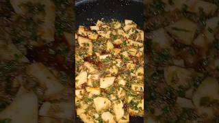 Super tasty Aloo Methi🤤❤️ with a twist of glass of Milk🥛Recipe By Shazi Kitchen👩🏻‍🍳🤍 trending fyp [upl. by Zorana168]