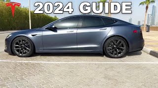 2024 Tesla Model S Plaid Interior Tour amp Setup Guide [upl. by Yerggoeg]