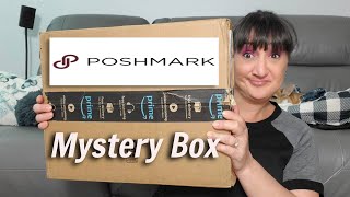 POSHMARK Mystery Box  Clothing And More  This One Was Mega Random [upl. by Nohsad]