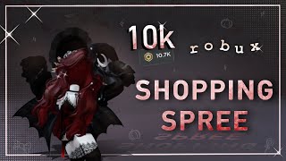 10K ROBUX SHOPPING SPREE  halloween edition 🎃🕸️ [upl. by Dasi]