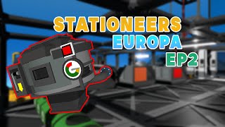 Stationeers  Europa  Episode 2  Normal  Setting up the Furnace [upl. by Argella989]