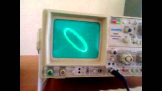 LISSAJOUS FIGURE FOR FREQUENCY RATIO FINDING USING CRO [upl. by Skilken]