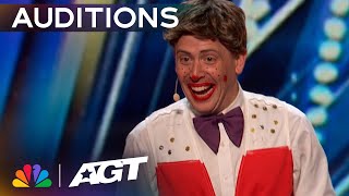 Simon Cowell faces his biggest fear Papayaso  Auditions  AGT 2023 [upl. by Ripleigh]