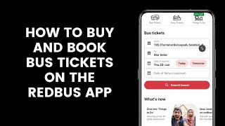 How to Buy and Book Bus Tickets Online on the redBus App [upl. by Kabab732]