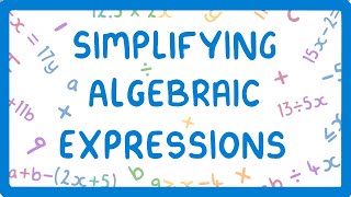 GCSE Maths  How to Simplify Algebraic Expressions 27 [upl. by Anson]