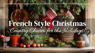 French Style Christmas Decorating Country Charm for the Holidays [upl. by Aciruam335]