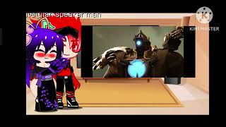 akeno and issel react to titan speaker man ep 2 [upl. by Whorton]