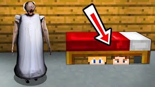 NUNCA A GRANNY VAI TE ENCONTRAR NESTE ESCONDERIJO NO MINECRAFT [upl. by Attelliw]