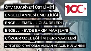 Engelli Bireylerin Cumhuriyetin 100 Yılında Devletten Beklentileri ve Talepleri [upl. by Felicidad]