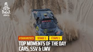 Cars Top moments  Stage 1  Dakar2023 [upl. by Hillegass206]