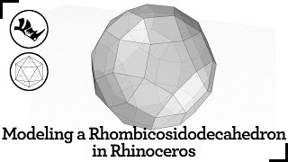 Modeling a Rhombicosidodecahedron [upl. by Manya]