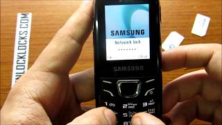 Learn How To Unlock Samsung E1225 By Unlock Code From UnlockLocksCOM [upl. by Ellennoj]