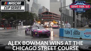 Alex Bowman Wins At The Chicago Street Course [upl. by Nerral]