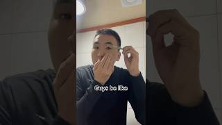 Guys don’t use lotion hand cream and foam cleansingforyou funny 추천 comedyvideos memes shorts [upl. by Jessey]