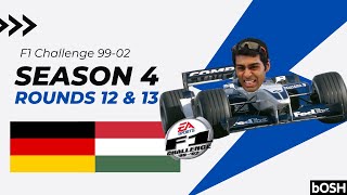 F1 Challenge Career Mode 9902 57  Germany amp Hungary [upl. by Rust]