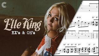 Viola  Ex’s amp Ohs  Elle King  Sheet Music Chords amp Vocals [upl. by Nollahs]