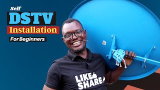 How To Install DSTV Dish By Yourself Pt 2 Full Installation [upl. by Alyek404]