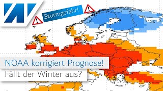 Totalausfall Mildwinter mit Sturmgefahr NOAA korrigiert JanuarPrognose weiter nach oben [upl. by Leonie855]