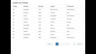 Paginación con PHP Mysql jQuery Ajax y Bootstrap [upl. by Tana]