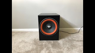 Cerwin Vega CLS12S Home Theater Powered Active Subwoofer [upl. by Rubio]