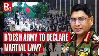 Bangladesh  Will The Bangladesh Army Declare Martial Law GD Bakshi Answers [upl. by Spenser]