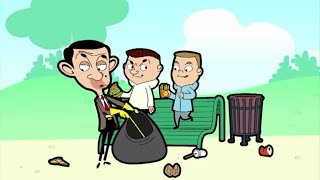 Litterbugs  Mr Bean Cartoon [upl. by Tilford]