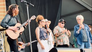 Joan Baez and Hosier “We Shall Overcome” Live at Newport Folk Festival RI July 26 2024 [upl. by Sorci]