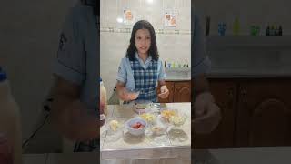 Receta d ensalada d frutas taly [upl. by Cram]