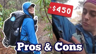 Is a 450 Rain Suit Worth It  Zpacks Vertice Rain Jacket amp Pants Review Post AT ThruHike [upl. by Adnovaj]