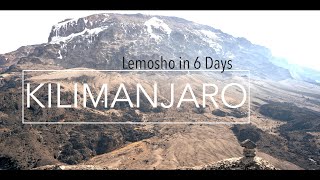 KILIMANJARO  Lemosho Route in 6 Days [upl. by Aekin]