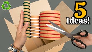 Transforming Cardboard Rolls 5 Super Genius Recycling Ideas 😱♻️ I Make Many and Sell Them All [upl. by Cadmann]