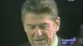 CSPAN President Reagan 1981 Inaugural Address [upl. by Fraze]