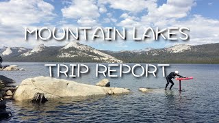 Mountain Lakes Trip Report Wing Foiling [upl. by Spielman]