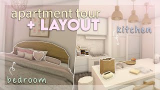 🏙 bloxburg apartment TOUR amp LAYOUT  ੭₊˚  seqshell [upl. by Thordis]