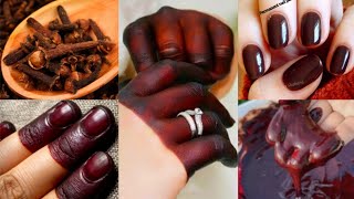 Secret for Dark Stain nail mehndi natural amp long lasting nail mehndiLaung se bani nakhun ki mehndi [upl. by Nyrehtac128]