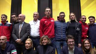 IRR Torino  Barhain Merida Team  Intervista Vincenzo Nibali  2122017 [upl. by Enalahs]