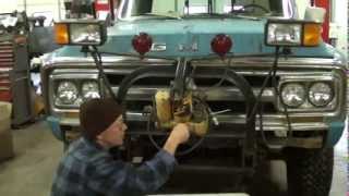 Part 46 Meyer E 47 Snow Plow Installation on the 1969 GMC 34 ton 4x4 [upl. by Skilken]