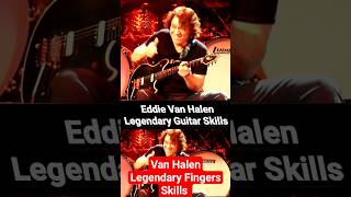 Eddie Van Halen  Legendary Fingers Style And Skills Guitar Solo [upl. by Oatis646]