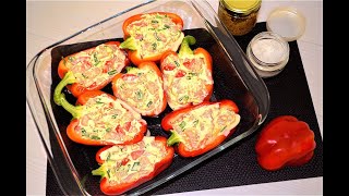 Очень сочная Курочка в Перце  Фаршированный перец в духовке  Рецепт для занятых хозяюшек  247 [upl. by Anear886]